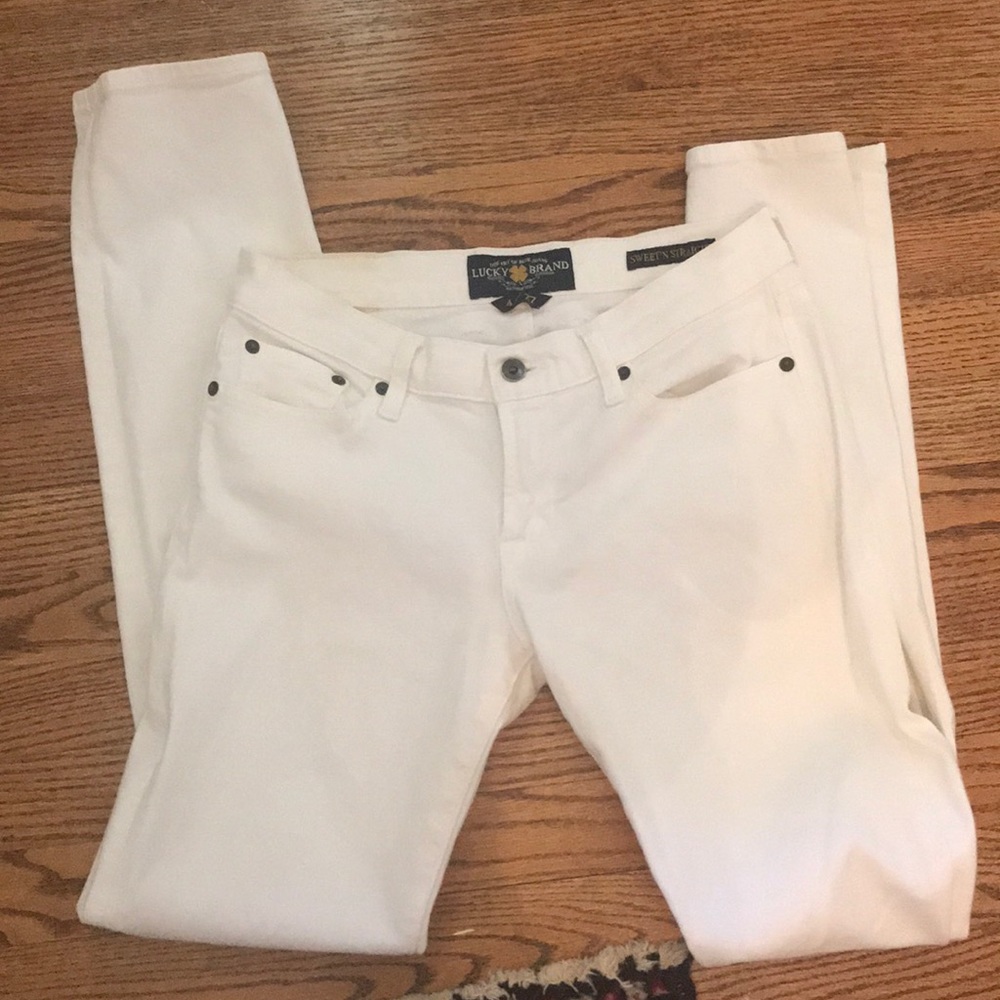 Luck white jeans size 27